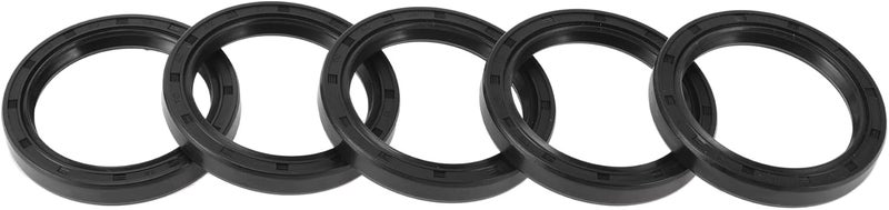 HEROFFIX 5 Pcs Rotary Shaft Seal High Pressure Oil Seal 40x52x7mm Black Nitrile 70 Durometer Rubber - Image 1